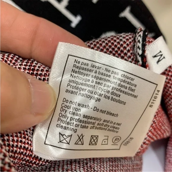 BALMAIN Black Bonjour Paris Turtleneck Long Sleeve Knit Dress. M. NWT. $2750! - Picture 7 of 10